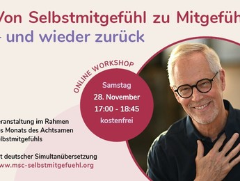 Artikelbild 28.11.26 World Compassion Day – Special Event mit Chris Germer